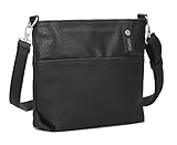 Serie: Jana Zwei Jana J8 - Schultertasche 27 cm nubuk-black