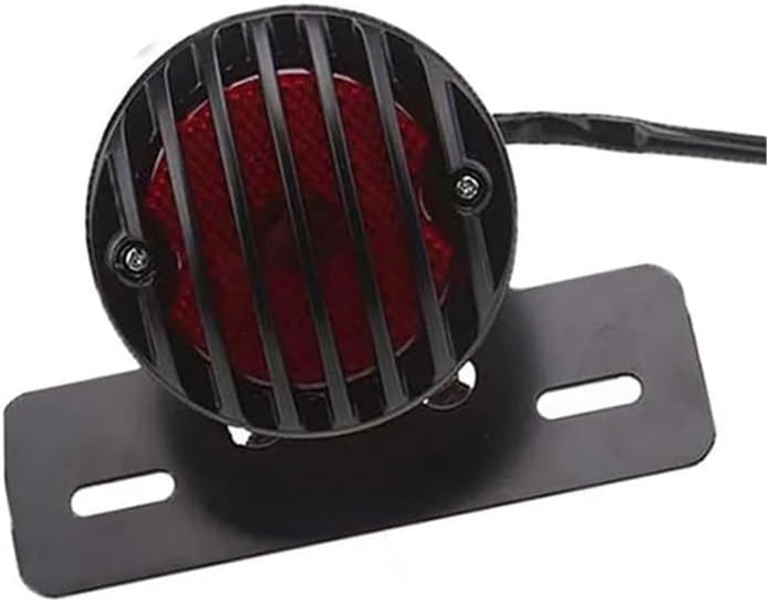 チョッパー バイク用 リアテールブレーキストップライト LEDランプ ナンバープレートマウントブラケット付き ブレーキライト