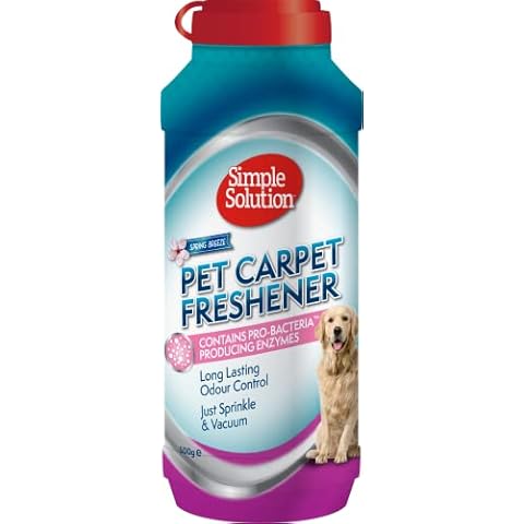 Simple Solution Pet Carpet Freshener with Enzymatic Cleaning Granules - 500g Cover