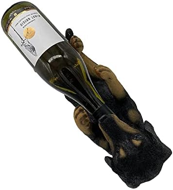 G&H Decor - Adorable 34cm Dachshund Wine Bottle Holder Figure - Home Decor Figurine with Amazing Detail - Decorative Kitchen Countertop or Tabletop Statue Ornament  Hand Painted Dog Gift Decanter