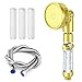 Handheld Shower Head with Hose - 3 Spray Settings High Pressure Shower Heads with ON/OFF Switch Detachable Shower Head with 80" Extra Long Stainless Hose Adjustable Holder Bathroom Cleaning Accessorie