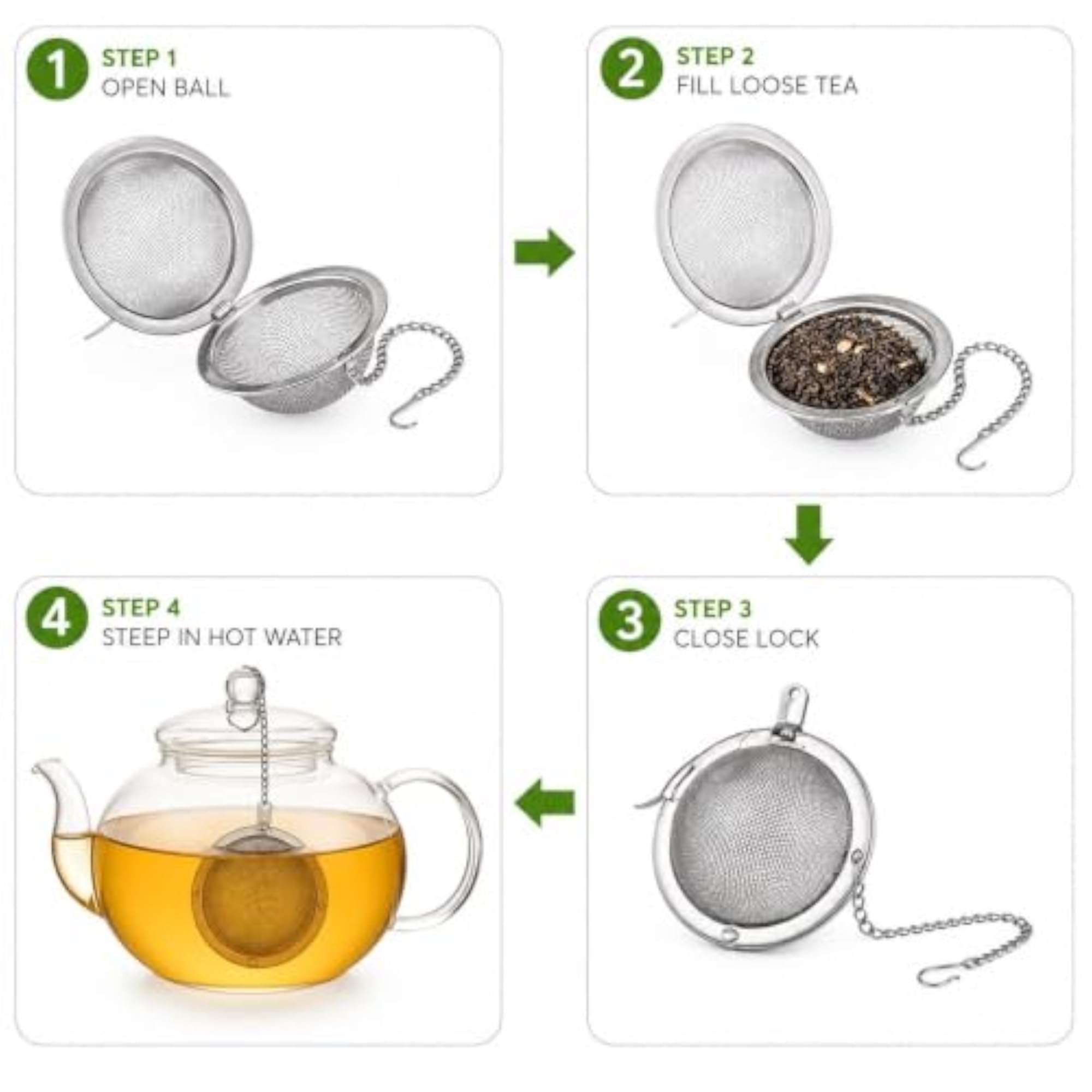 Stainless Steel Tea Infuser Ball for Loose Leaf Tea