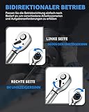 GOYOJO Drehmomentschlüssel 3/8 Zoll, 5-60Nm Motorrädern & Fahrrädern Drehmomentschlüssel...