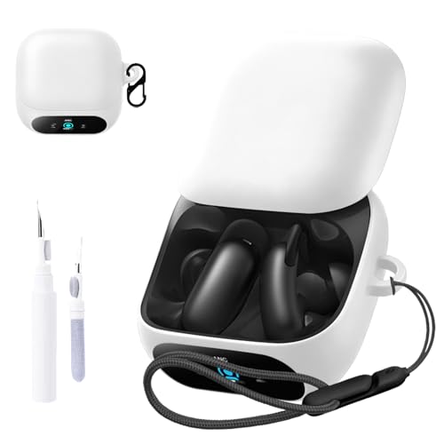 Soundcore Liberty 5 Pro�P�[�X�J�o�[�ANOUKAJU �C���z���ی�J�o�[(�J���r�i+�X�g���b�v+�N���[�j���O�y���t��)�����h�~�A���h�~�A�ϏՌ��ASoundcore Liberty 5 Pro�p�P�[�X(�z���C�g)