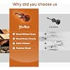 Violin 4/4 Full Size Kit for Adults Beginner, Violin Fiddle Set for Student with Rosewood Bow,Extra Strings&Bridge, Fingerboard Stickers, Shoulder Rest, Case,2 rosins(Plywood)