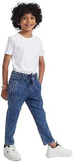 بنطلون بوي فريند جينز أولادي من ALBADI JEANS 9498