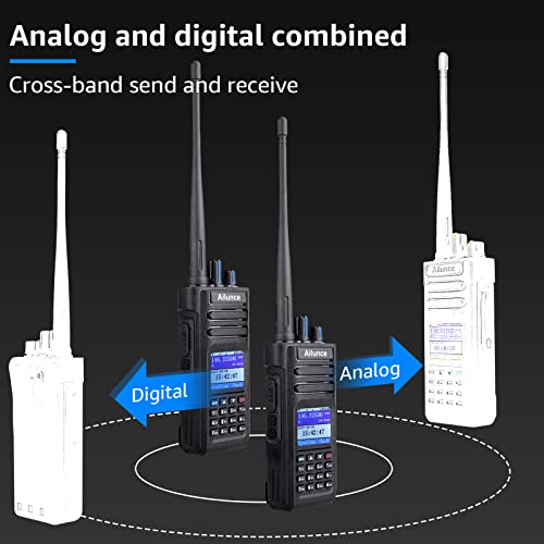 Ailunce Hd1 Ham Radio, Dmr Handheld Two Way Radio, Dual Band Portable Radio, Digital Radio With Gps, Fm Radio 3200Mah Rechargeable Sms, Long Range Walkie Talkie For Hunting Hiking (Black 1 Pack) #TOP3