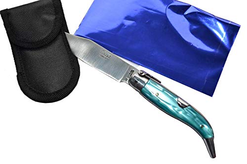 Coltello Celaya Classic Albacete Alluminio Pastora di Plastica blu scuro 8 cm