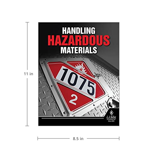 Handling Hazardous Materials Handbook (8.5" W x 11" H, English, Spiral Bound), Provides Summaries of DOT Hazmat Regulations, J. J. Keller & Associates, Inc.