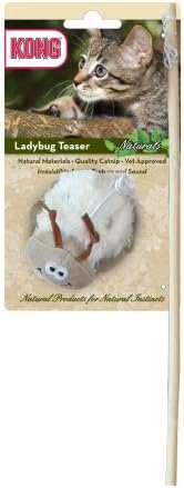KONG Naturals Ladybug Teaser Cat Toy