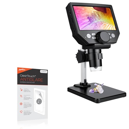 BoxWave Screen Protector Compatible with PalliPartners LCD Digital Microscope (4.3 in) - ClearTouch Anti-Glare (2-Pack), Anti-Fingerprint Matte Film Skin