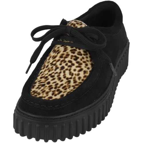 Clarks Para Mulher. 26181189 Sapatos De Couro Torhill Bee Preto (39), 1 A 3Cm, CamurçA, CordãO, Casual - 7