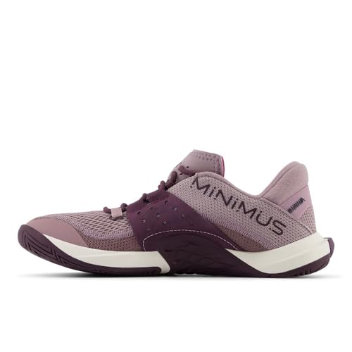 New Balance Women's Minimus Tr V2 Cross Trainer, Ice Wine/Plum Brown/Silver Metalic, 8.5
