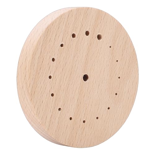 NOENNULL Tampon de réparation de montre avec plusieurs tailles de trous en bois de hêtre massif pour horlogers et amateurs, conçu pour les mécanismes complexes d'horlogerie – vue 3