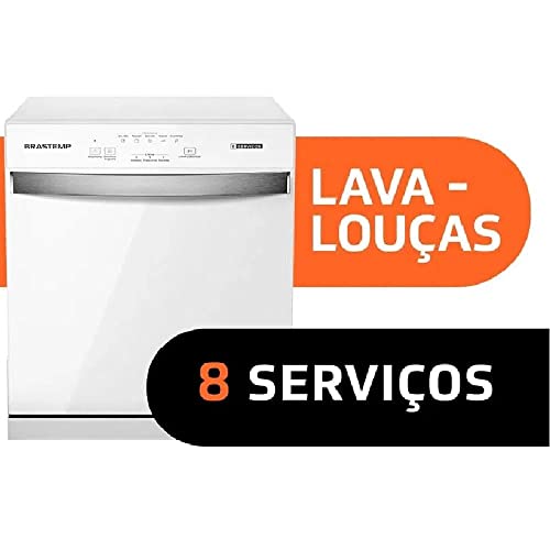 Lava Louças 8 Serviços Brastemp Branca - BLF08BB 110V glide