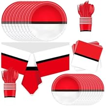 81 Pcs Cartoon Ball Party Tableware Set Cartoon Ball Birthday Party Supplies,Paper Plates,Napkins,Cup,knives,Spoons and Forks