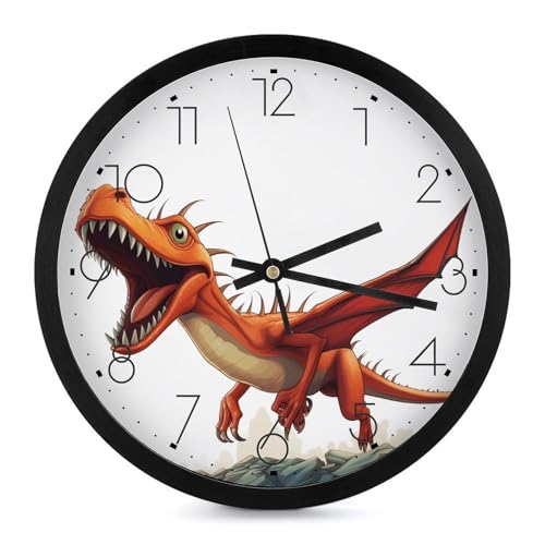 Horloge murale à piles sans tic-tac avec mécanisme de balayage fluide - 2