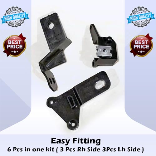 Image of Headlight Repair Kit for Swift - 6 Pcs Headlight Repair Kit for RH /LH - Headlight Mounting Clips - Compatible with Suzuki Swift - Durable & Easy to Install