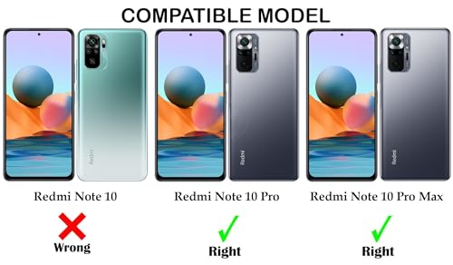 Image of Jkobi Lifetime Anti-Yellow Clear Back Cover Case for Xiaomi Mi Redmi Note 10 Pro | 10 Pro Max (Sleek Hard Crystal | Shockproof and Camera Protection)