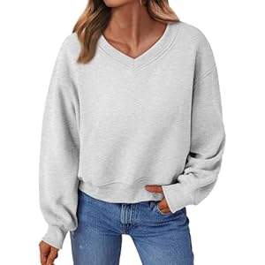 AUTOMET Womens Cropped Sweatshirts Pullover Fleece Crop Tops Fall Fashion Outfits Clothes 2024