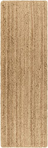 Mark&Day Area Rugs, 2x8 Big Rock Cottage Tan Runner Area Rug, Orange Carpet for Hallway, Kitchen, Bedroom or Living Room (2'6