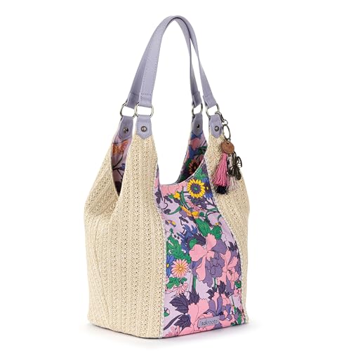 Image of Sakroots The Sak Roma Shopper Shoulder Bag Large Purse & Tote Bag with Double Straps & Zipper Pockets for Everyday & Travel