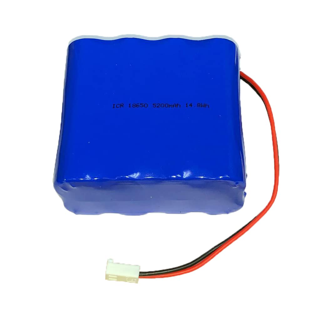 Amazon.com: ZKLDL 14.8V 5200mAh 8 Cell Lithium ion 18650 76.96Wh