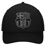 Icon Sports Officially Licensed FC Barcelona Flat Cap - Unisex Adult - FCB112CP Black