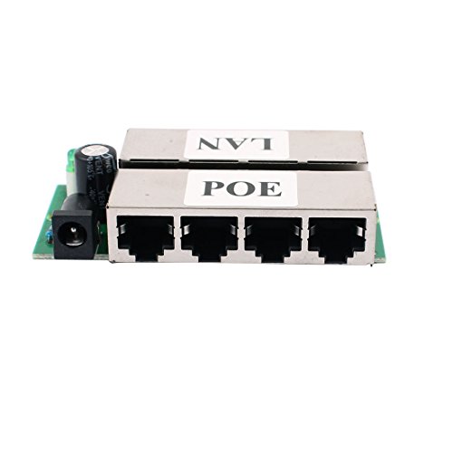 Aexit 10 Pcs NVL-404 DC 12V POE Power Over Ethernet Injector AP Combiner Synthesizer miniatura 2