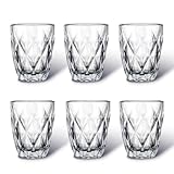 EsinHome Gläser Set Trinkgläser, Wassergläser, Saftgläser & Longdrinkgläser Latte Macchiato | Stilvolles Glas-Set für Cocktails, Softdrinks & Wasser – Spülmaschinengeeignet (Lyra - 270 ml, 6er Set)