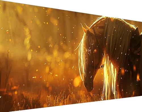 Kit Complet Broderie Diamant Grand Format 60x120cm Motif Animal