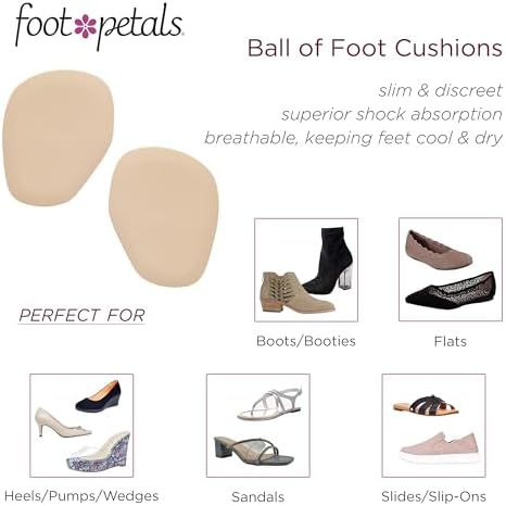 Fancy Feet Women's Ball of Foot Cushions 3 Pairs 4