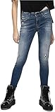 5-Pocket Style Diesel Damen SLANDY Slim Jeans, Blau (Blau 01), W26/L32
