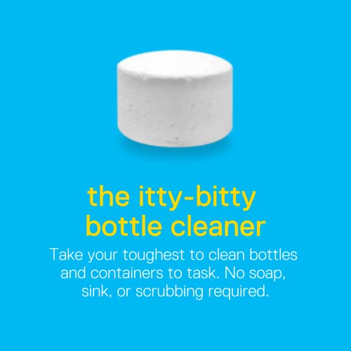 Bottle Bright (12 Tablets - All Natural, Water Bottle & Hydration Pack Cleaning Tablets Clear & Affresh Dishwasher Cleaner, Helps Remove Limescale And Odor-Causing Residue, 6 Tablets #TOP2