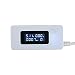 Produktbild USB Power Multi-Moniter, Intsun Leistungsmesser, Amperemeter, digitales Multimeter mit LED Anzeige für Stromstärke+Spannung+Kapazität der Geräte