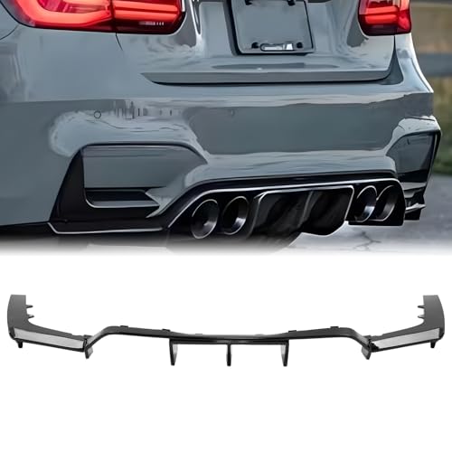 JTFF Rear Bumper Diffuser Lip Compatible with BMW F80 M3 F82 M4 2015-2020 by JTFF - Used condition - US$100.58