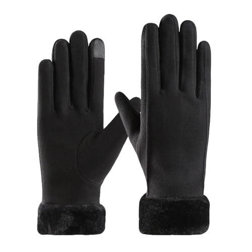 OYIWINMI Handschuhe Damen Winter,Winter Gloves Damen mit Touchfunktion Warm Reithandschuhe,Für den Außenbereich, mit Fleece Innenseite reithandschuhe (Schwarz) OYIWINMI Handschuhe Damen Winter,Winter Gloves Damen mit Touchfunktion Warm Reithandschuhe,Für den Außenbereich, mit Fleece Innenseite reithandschuhe (Schwarz)