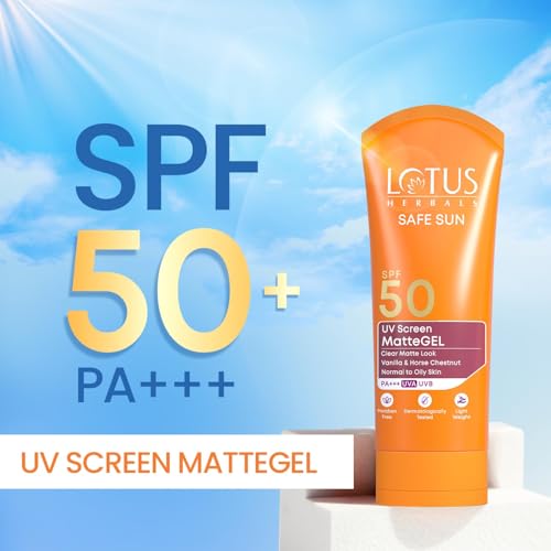 Lotus Herbals Safe Sun UV Screen Matte Gel Sunscreen SPF 50 50g - Image 5