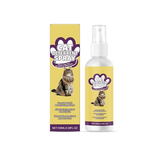 Mnozreo Spray Repelente para Gatos,100ML,1PC,Spray Ahuyentador para Gatos para Proteger Sofá y Muebles,Ideal para Uso Indoor y Outdoor con Gatos y Gatitos