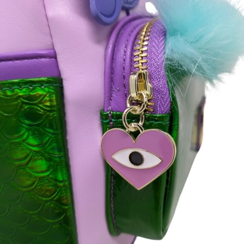 Loungefly Disney Pixar's Monsters Inc. Celia Cosplay Double Strap Shoulder Bag3