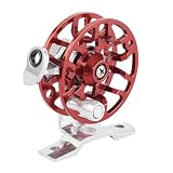 Fly Fishing Reel – 6.7cm Aluminium Alloy Fly Reel | Front Start Fishing Line Reels for Raft Ice Wheat Grain | Live Fish Reels Fishings Tackle for Trout Salmon | 52g 55g Black Colorful
