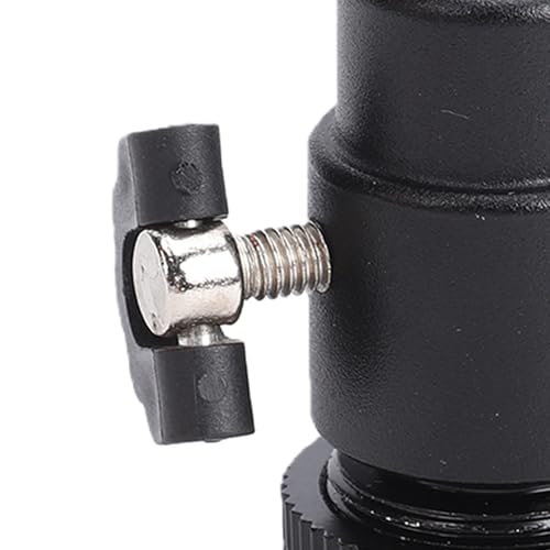 LICAEVEY Głowica Kulowa z gorącą stopką, śruba 1/4" ze Stopu Aluminium, Mini Głowica Kulowa do Fotografowania z lampą błyskową LED, Adapter Odchylania 90° do Monitora Statywowego DSLR