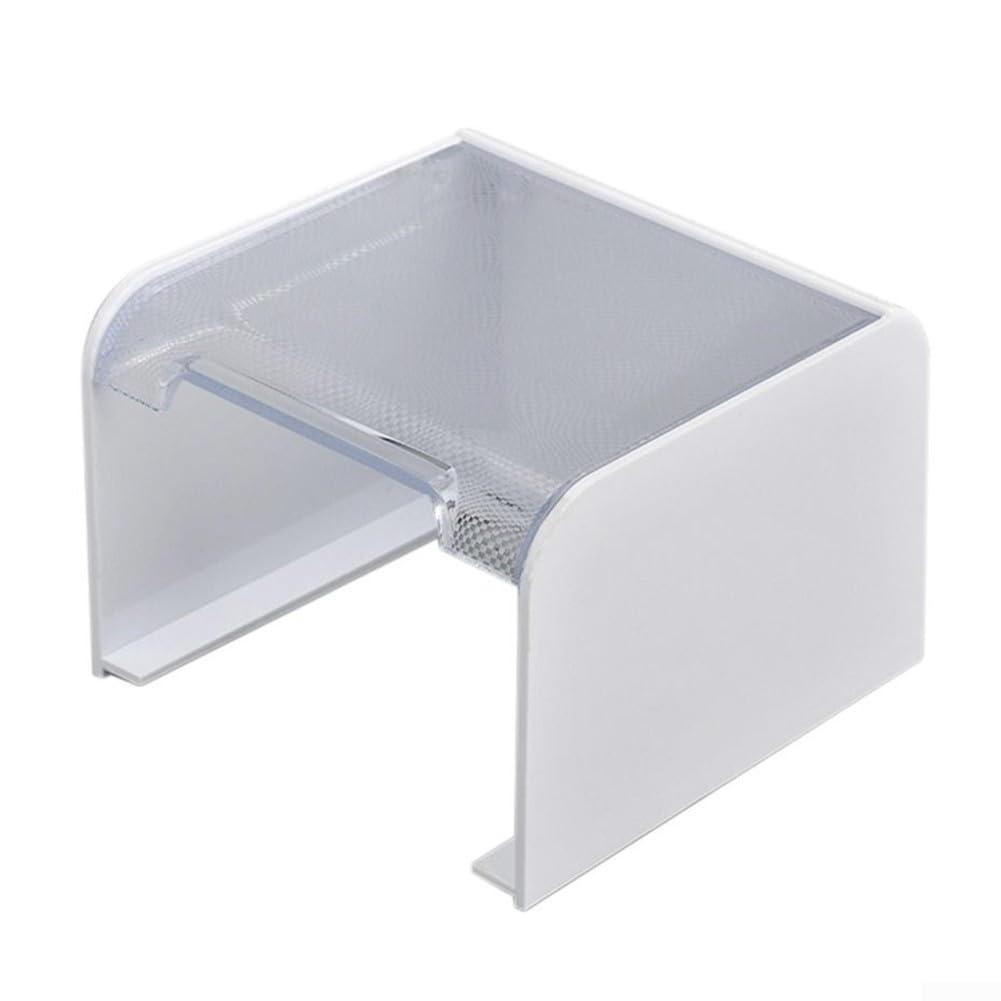copripresa Impermeabile, Pannello Frontale Trasparente for Interruttore a Parete for(Black)