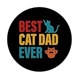 Zoom IMG-2 best cat dad ever vintage