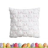 Stimulateur de charme saisonnier : les housses de coussin lapin ajoutent une touche de fête à votre environnement, répandant la joie et la chaleur lors des événements printaniers tout en améliorant l'ambiance générale, rendant chaque rassemblement plus mémorable avec leur présence fantaisiste