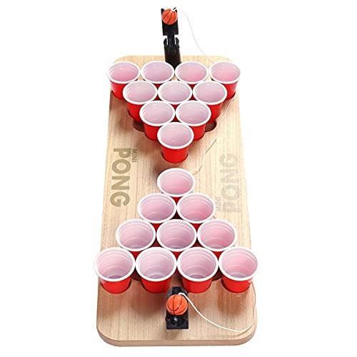 Conjunto De Jogos Para Beber De Mesa Bognajin Shot Pong Com 20 Copos De Plástico Descartáveis ​​para