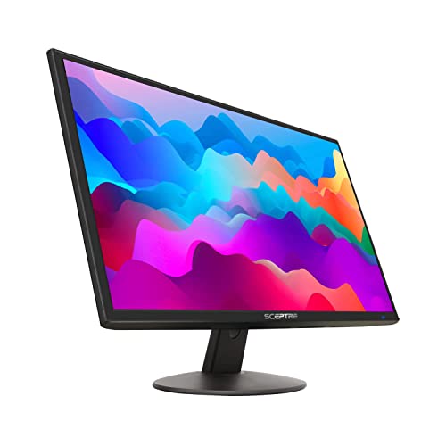Sceptre 24-inch Professional Thin 1080p LED Monitor 99% sRGB 2x HDMI VGA Build-in Speakers, Machine Black (E248W-19203R Series) - Image 5