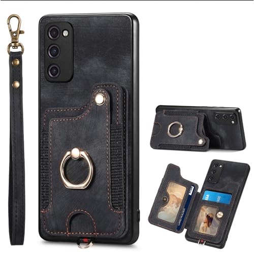 Coque Samsung S20 FE antichoc 2 en 1 avec étui portefeuille magnétique et rabat amovible