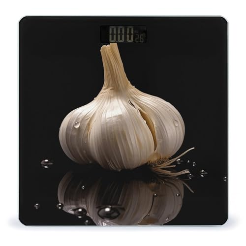 Báscula Digital de Vidrio Para Baño Raw Garlic