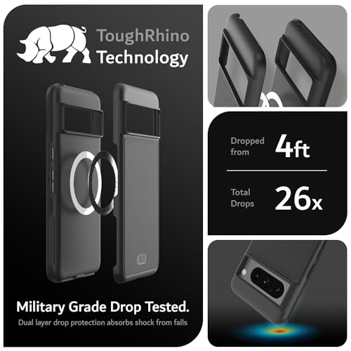 Image of TUDIA MergeGrip Magsafe Compatible for Pixel 8 Pro Case - Matte Black